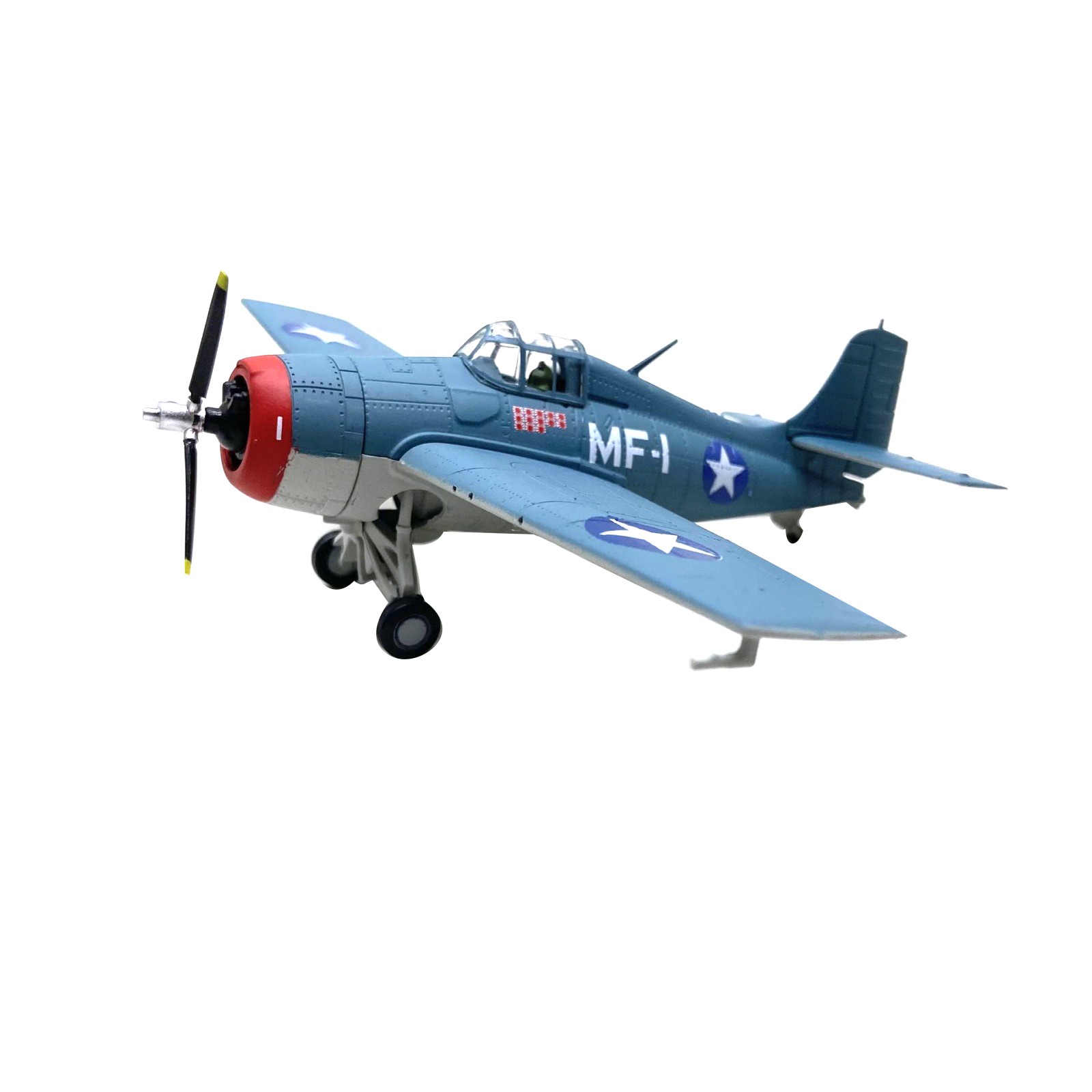 1* 1/72 4.9in WWII For Grumman F4F Wildcat Fighter Model Alloy Model