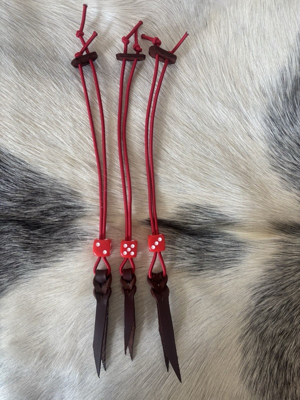 Western Horse Tack Dice Conchos & Slobber Straps - Assorted Colors