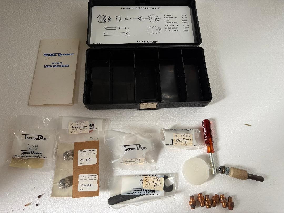 Thermal Dynamics Torch Maintenance kit PCH/M51 #5-2928,  5 Hypertherm 020220 tip