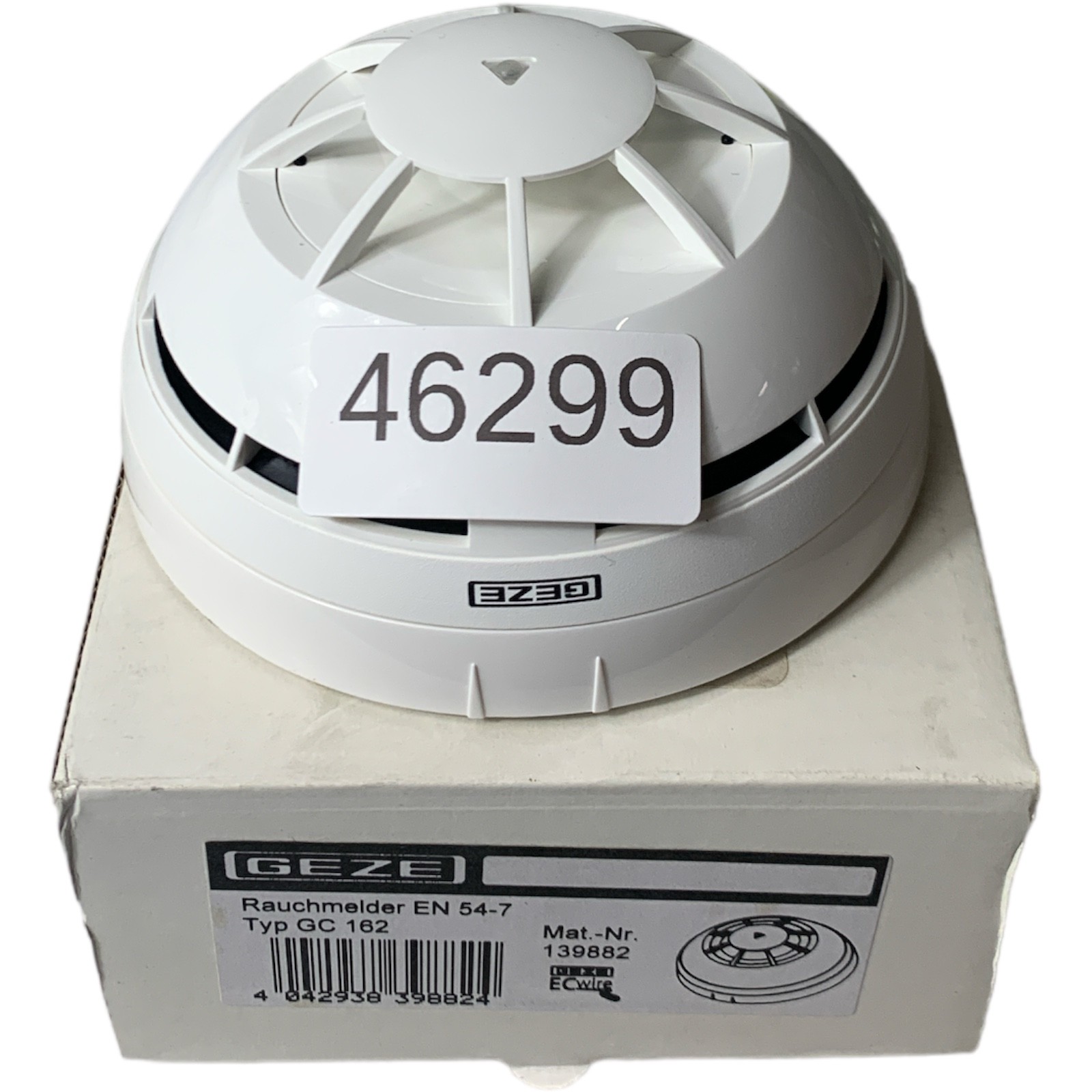 GEZE GC 162 139882 Smoke Detector EN 54-7