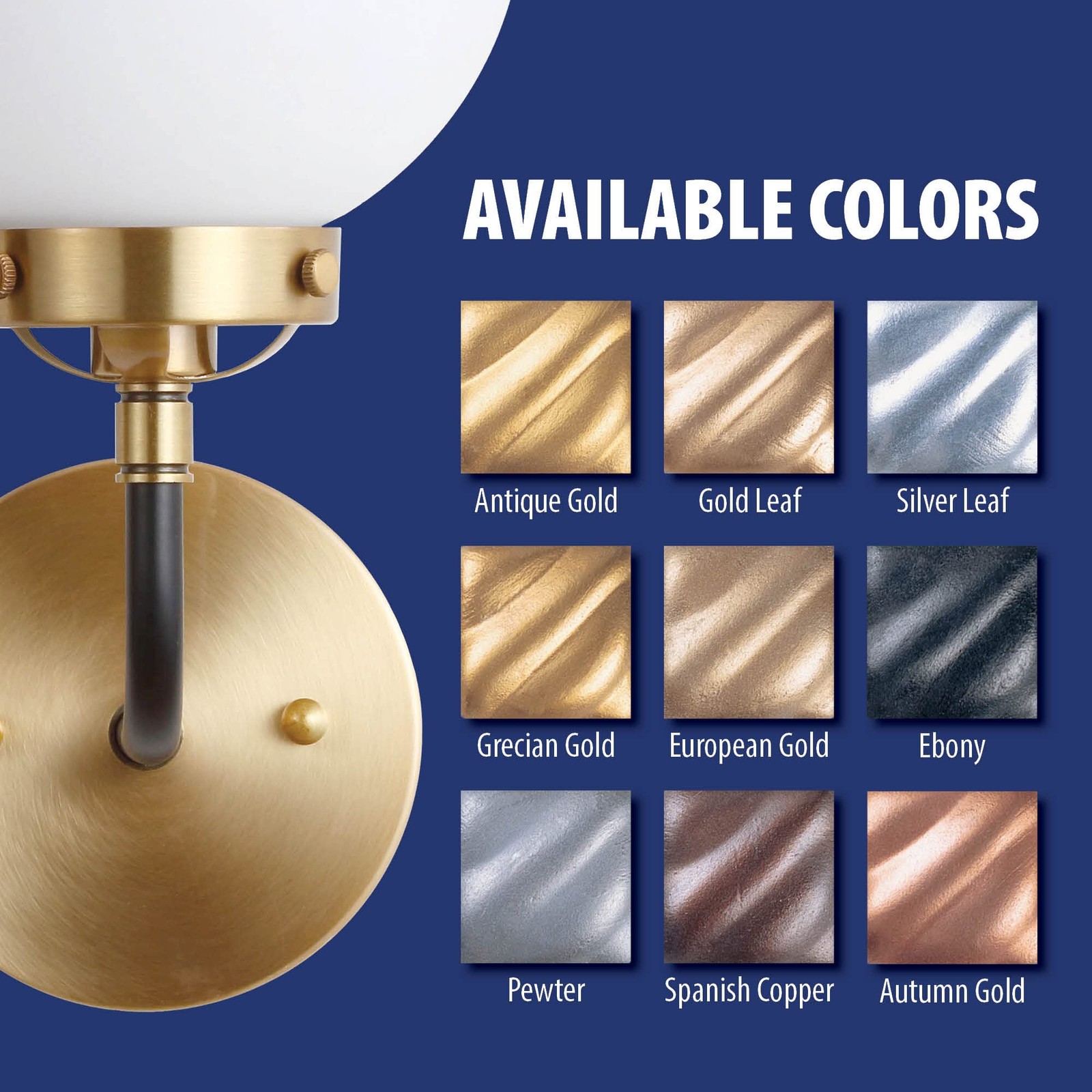 Rub n Buff Wax Metallic Finish 3 Color Kit - Antique Gold Grecian Gold and Go...