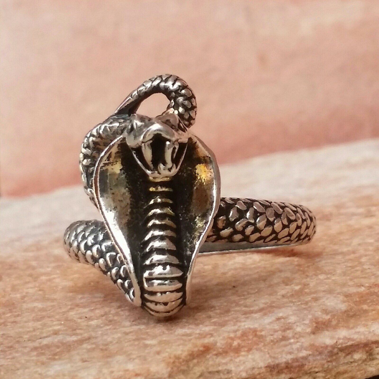 DISCOUNTED 925 SILVER RING women snake men