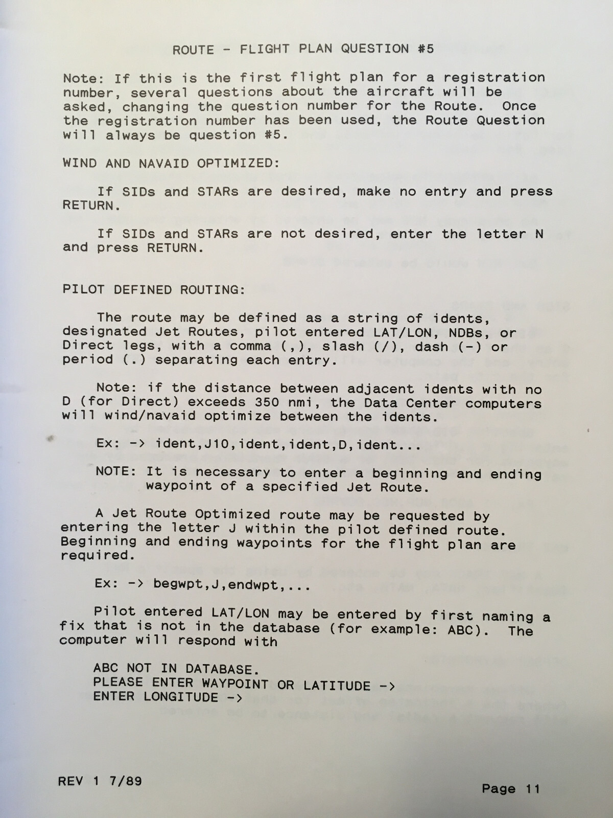 Global-Wulfsberg AFIS Airborne Flight Information System Operator's Manual