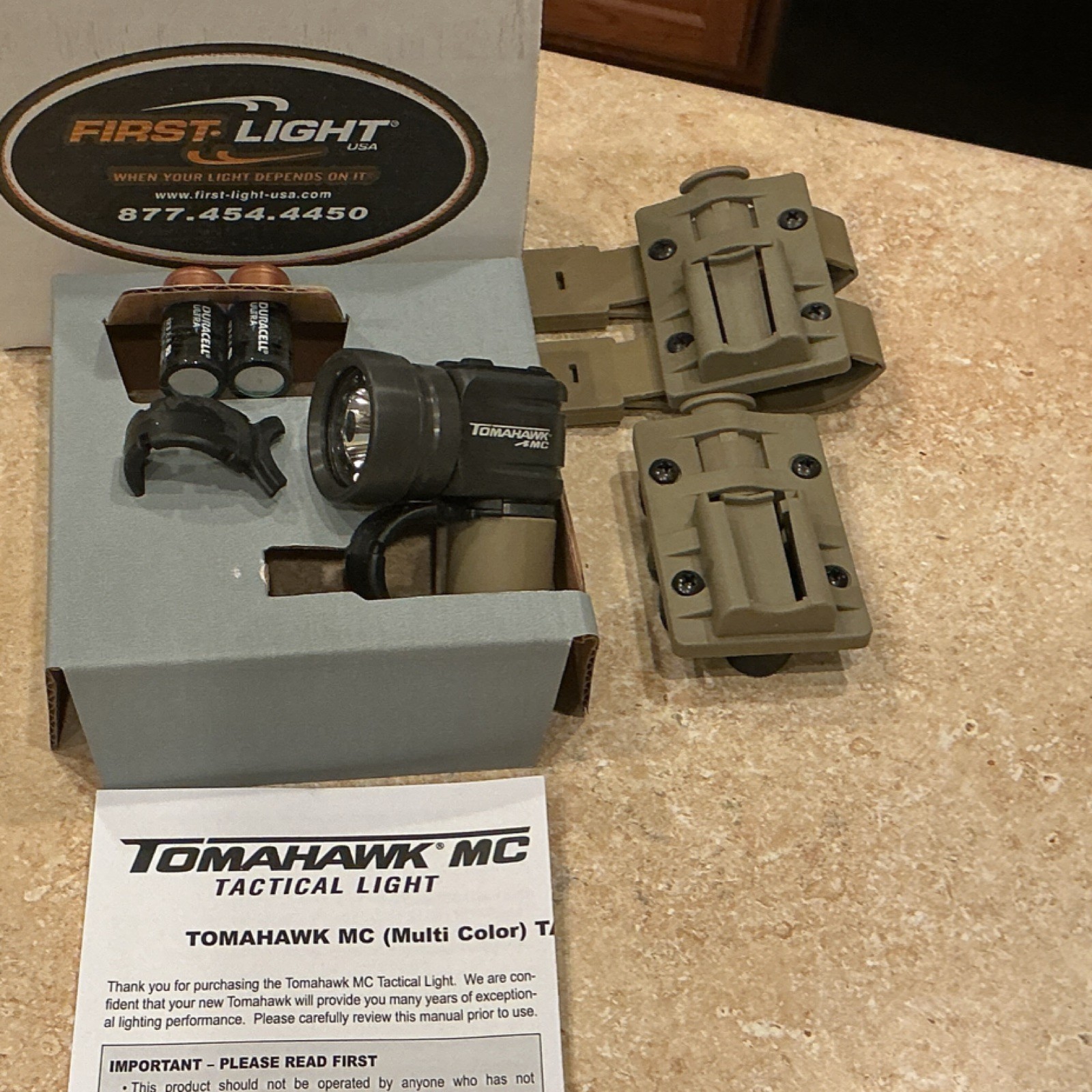 First-Light USA Tomahawk MC Tactical Light with Accessories, MPN TMC10028