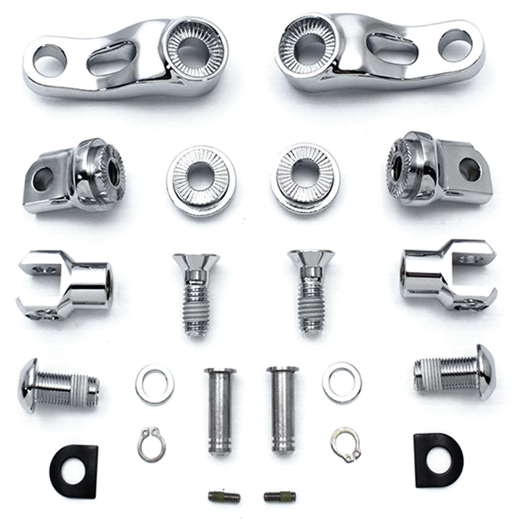 Adjustable Footrest Mounting Kit for Harley Davidson
