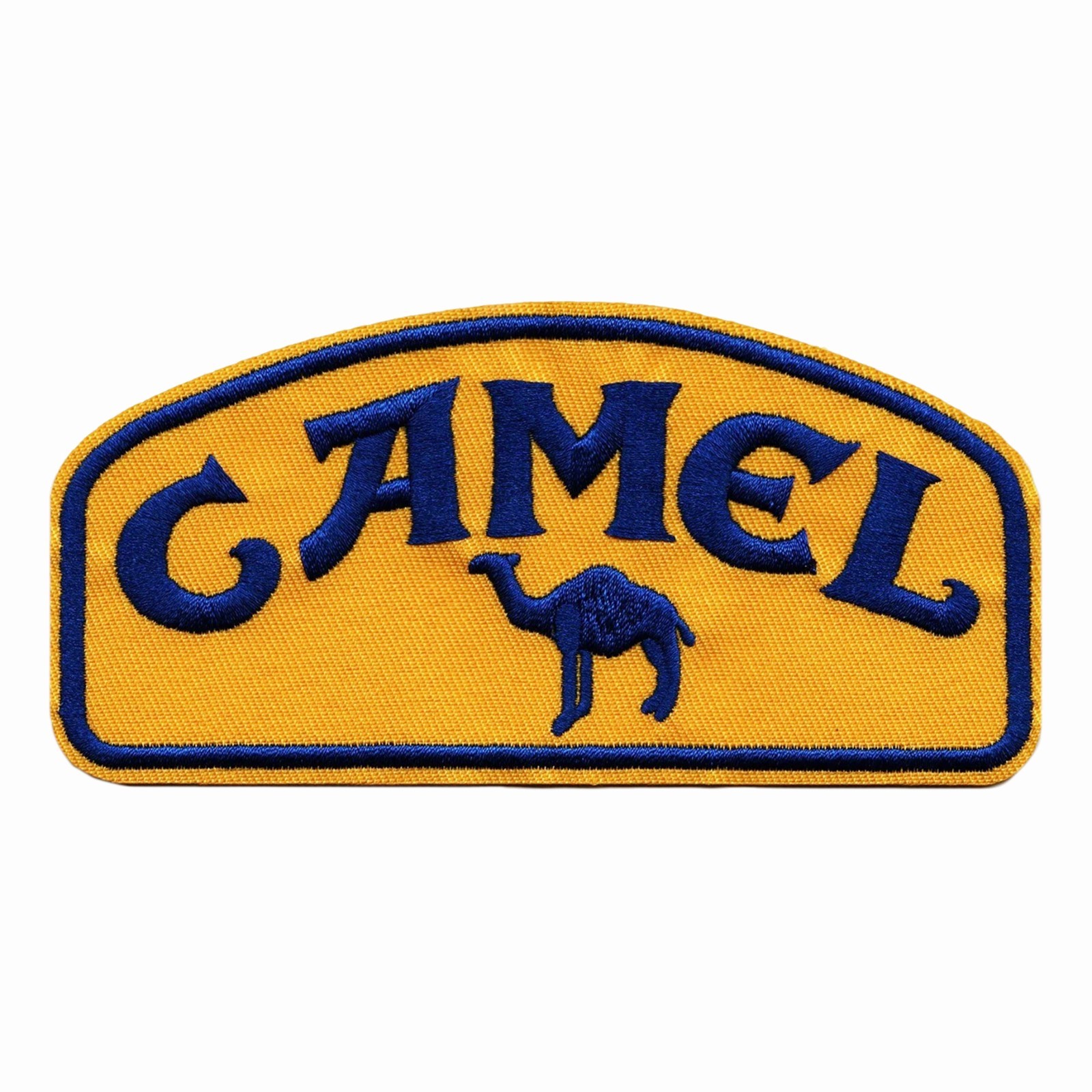 Camel Embroidered Iron On Patch – Vintage Cigarette Logo Retro Americana Patch