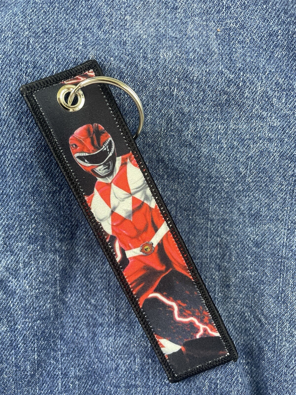 Red Power Ranger 5 inch Keychain