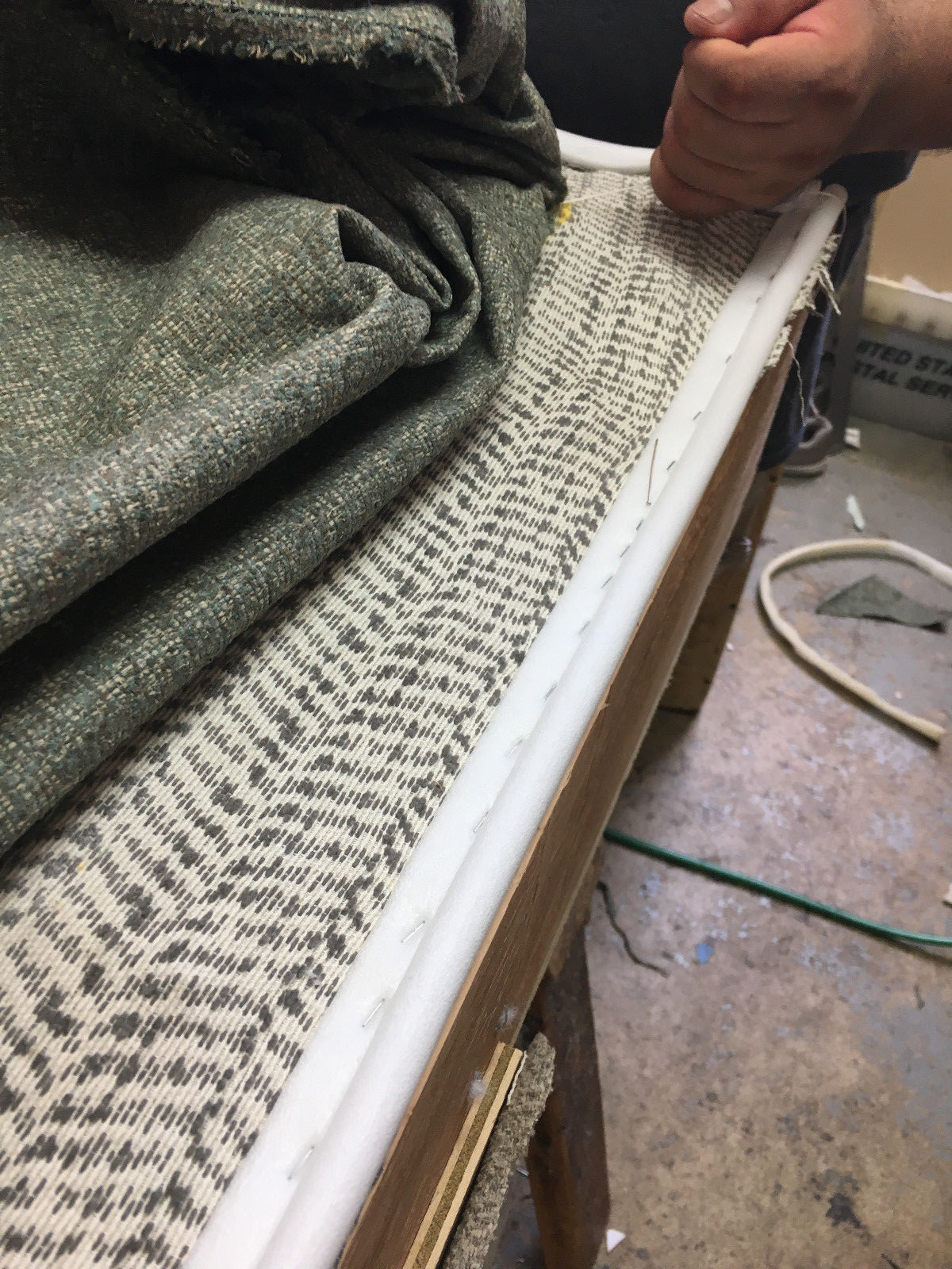 Galaxy Supply Inc Upholstery Frame Edge Roll. Poly P Shape. 1" x 50 FT.