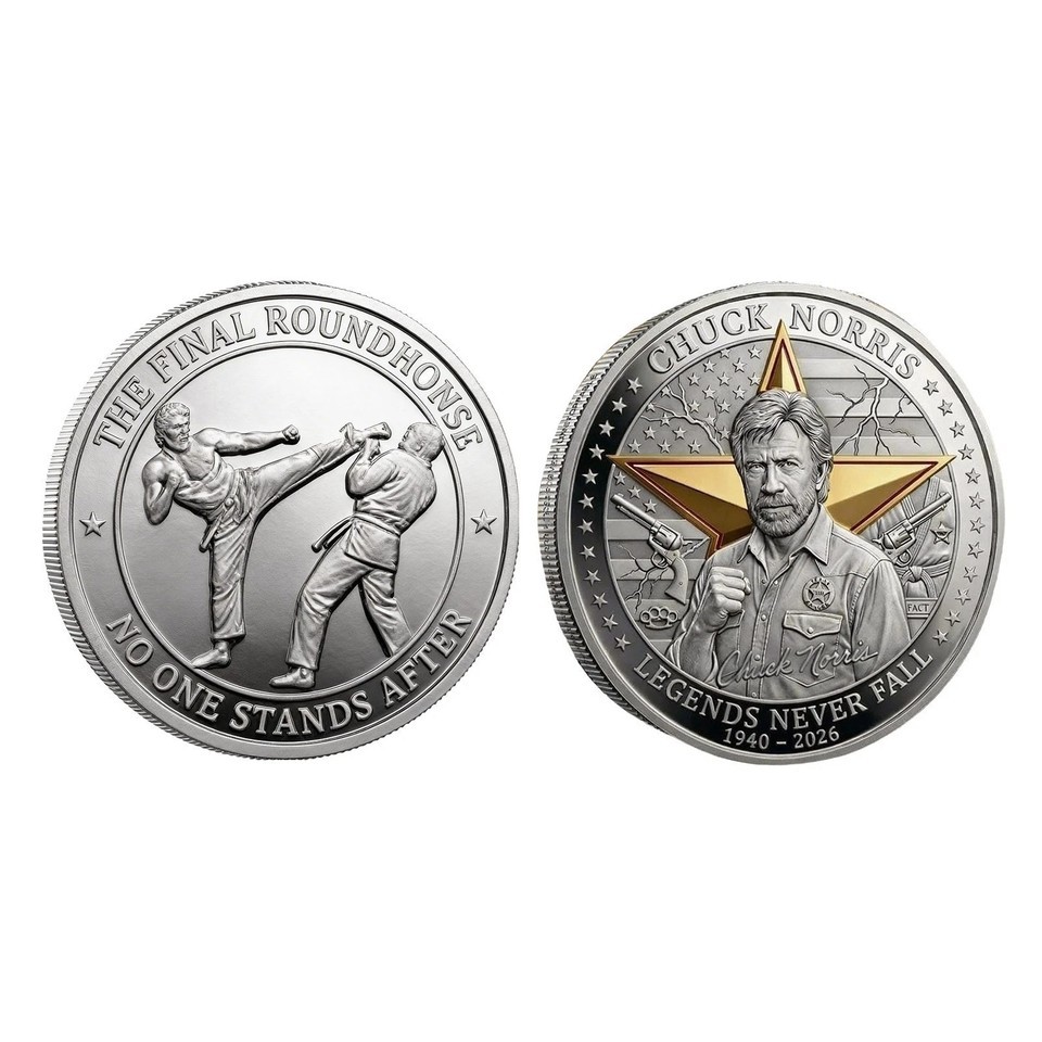 New Chuck Norris The Final Round Honse Commemorative Gift For Fans Coin CC79