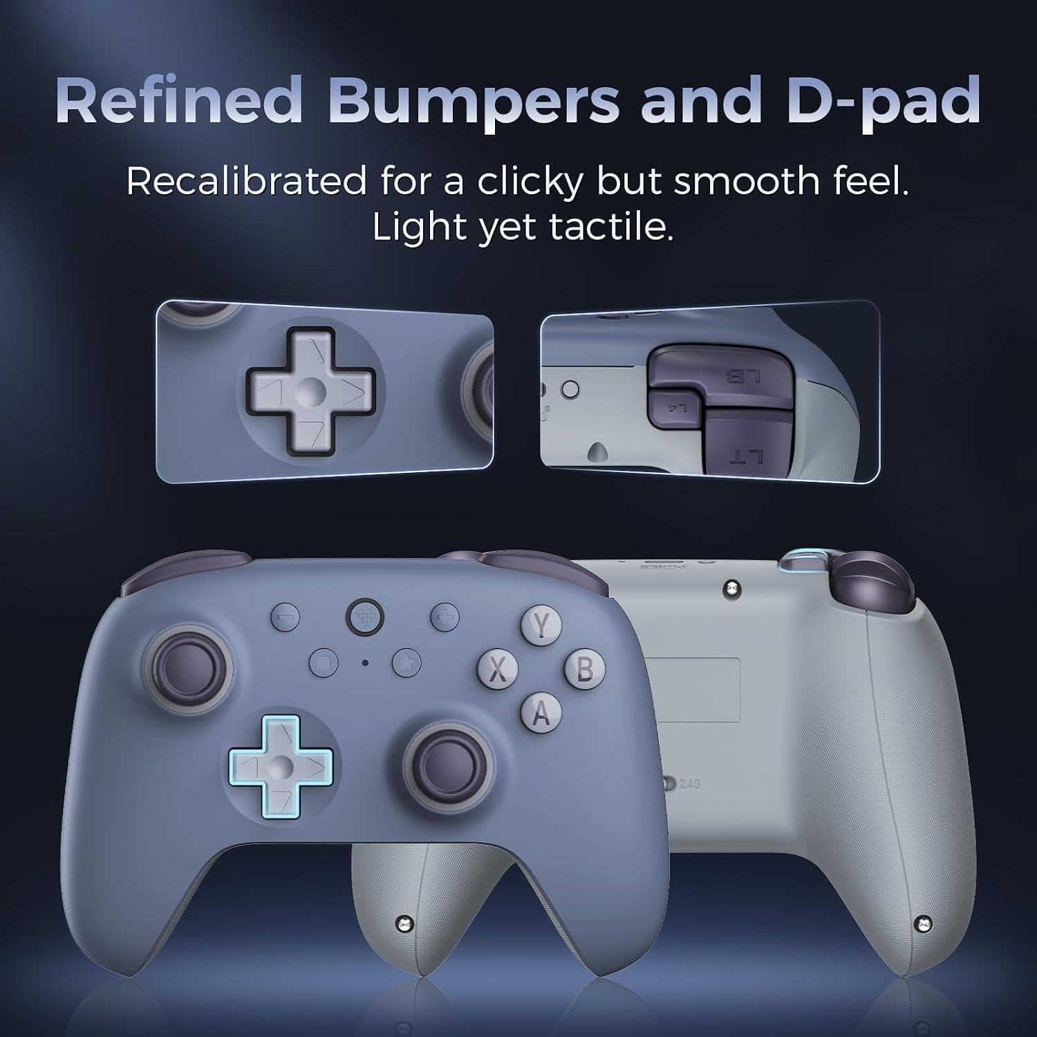 8BitDo Ultimate 2C Wireless 2.4G Hall Effect Gamepad Windows Android Blue