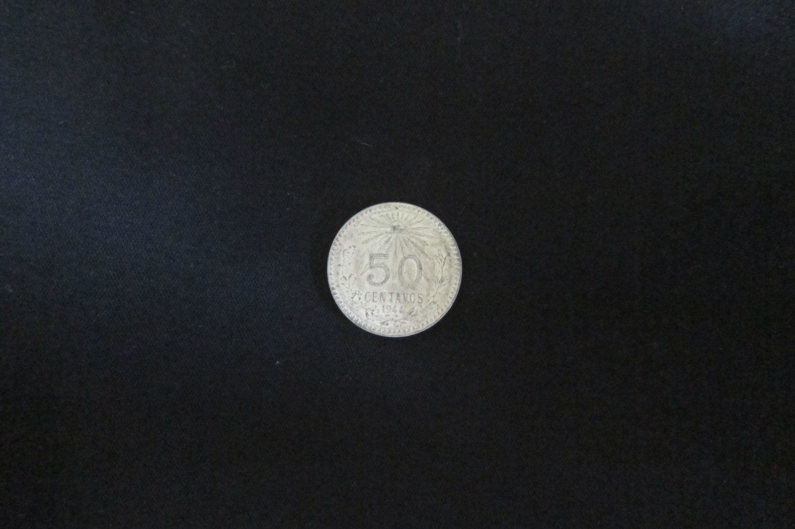 1944 Mexico 72% Silver 50 Centavos Cap & Ray Random Picked Years AU Coin
