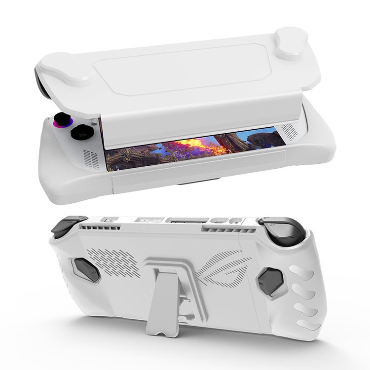 For ROG Ally Protective Case with Detachable Front Shell and Kickstand