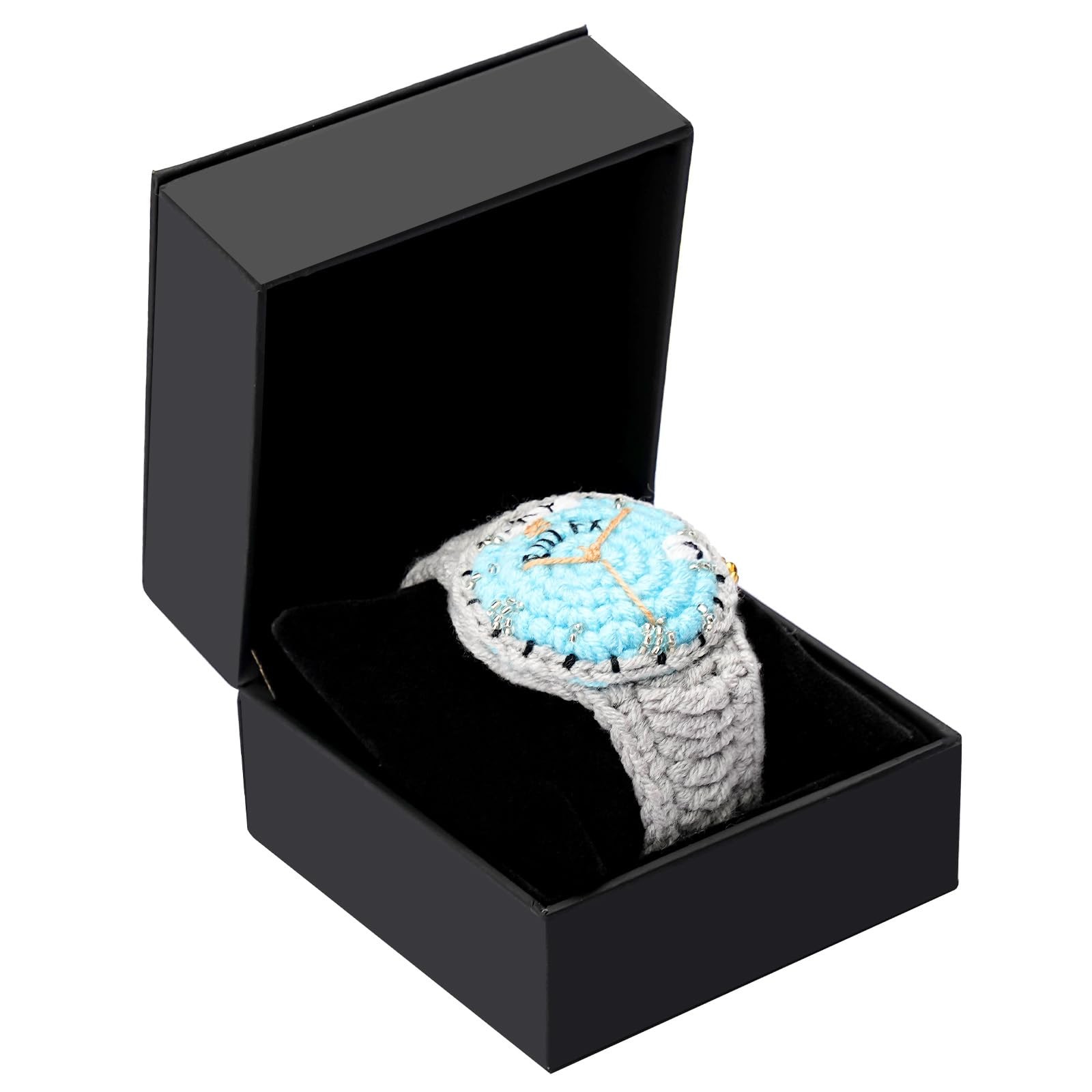 Handmade Crochet Watch Bracelet – Funny Jewelry Gift for Boyfriend, Creative ...