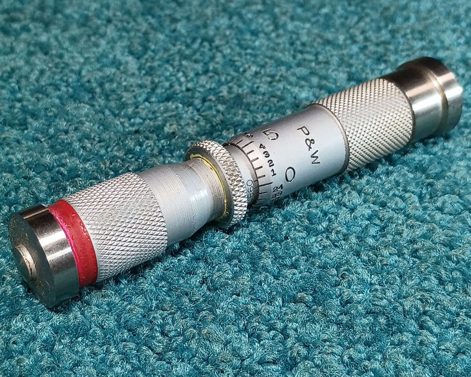 Pratt & Whitney Precision Inside Micrometer Head 0-1 in  0.001 in Resolution