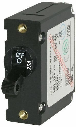 Blue Sea Systems 7216 AC/DC Single Pole Magnetic World Circuit Breaker