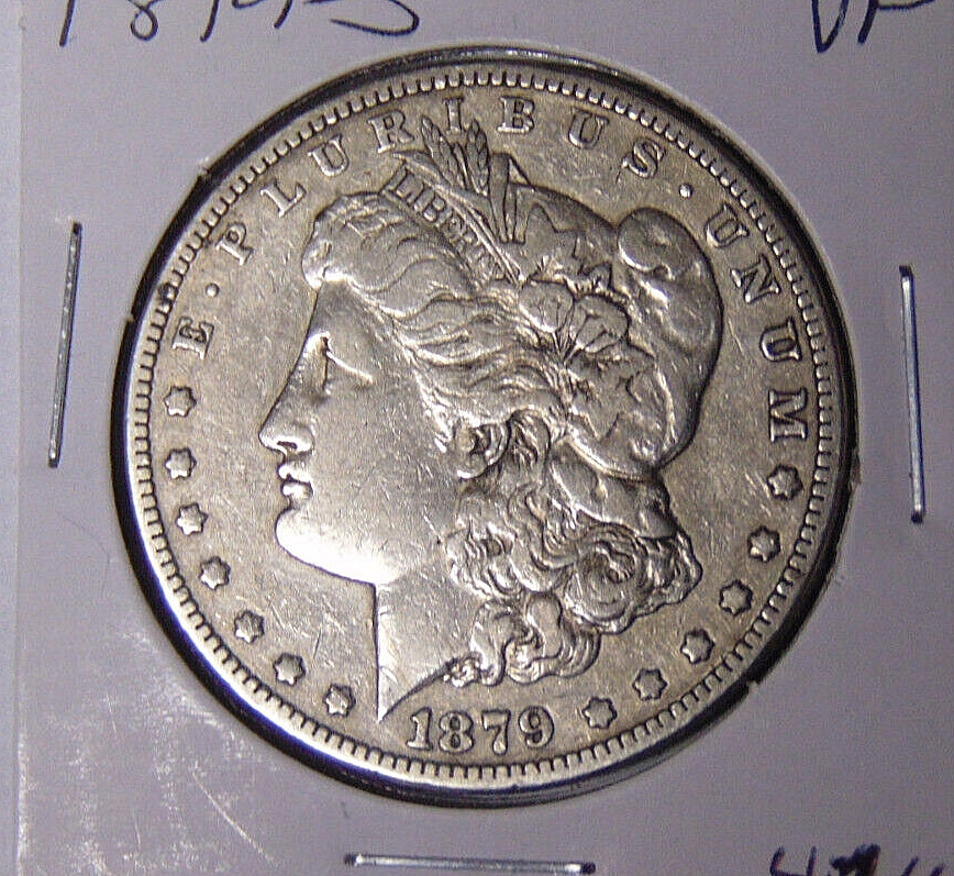 1879-S Morgan Silver Dollar VF Detail San Francisco Mint (41924)