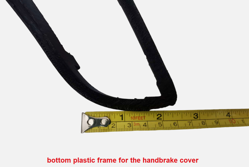 Handbrake Boot + Inner Plastic Frame For Bmw X3 E83 2003-2010 Black Leather
