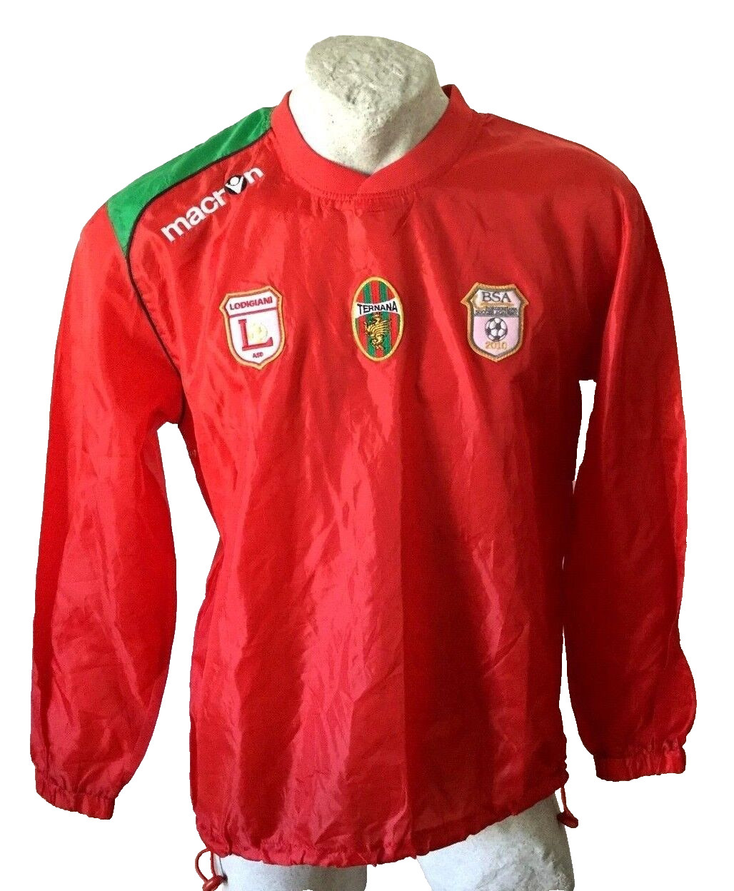 Ternana Macron Football Shirt Windproof Training Jacket Waterproof