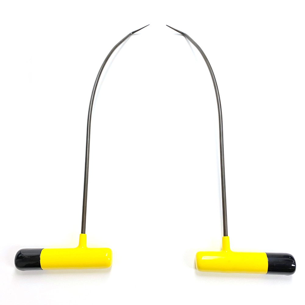 Curve Sticks Yellow 2-Piece Spring Steel PDR Tool Set with Sharp Ends