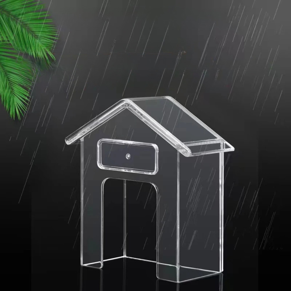 Clear Protective Cover for Wireless Doorbell Rainproof PC Shell Easy Install