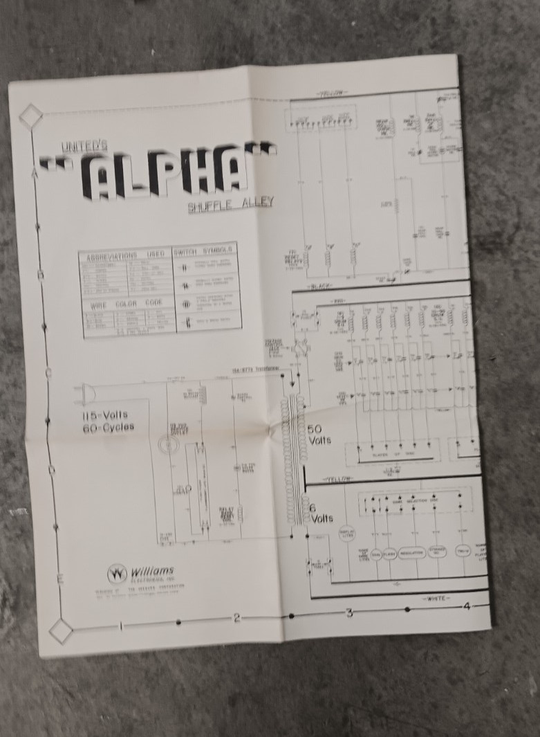 United (Williams) Original Alpha Schematic