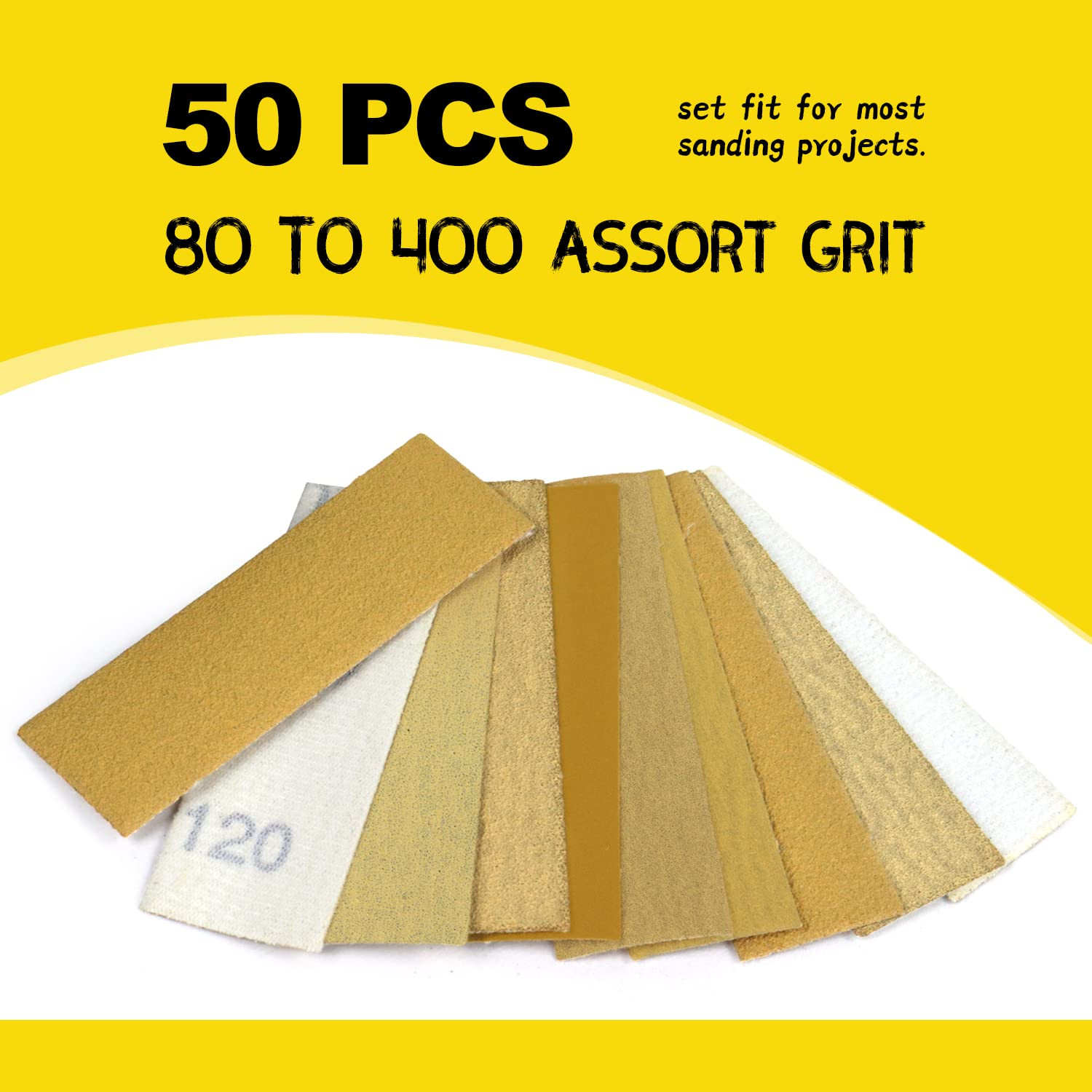 Micro Sander Kit 3.5” X 1” Mini Sander for Small Projects, Detail Handle Sanding