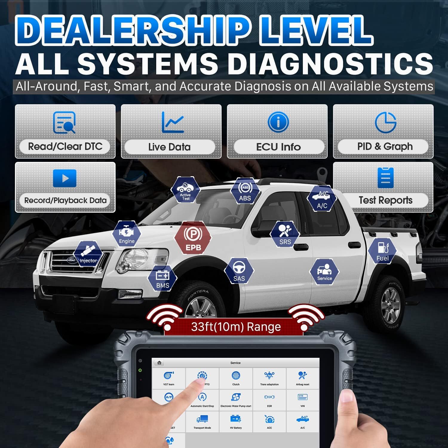2024 Newest Autel MaxiSys MK906 Pro MS906 PRO Coding Car Diagnostic Scanner Tool