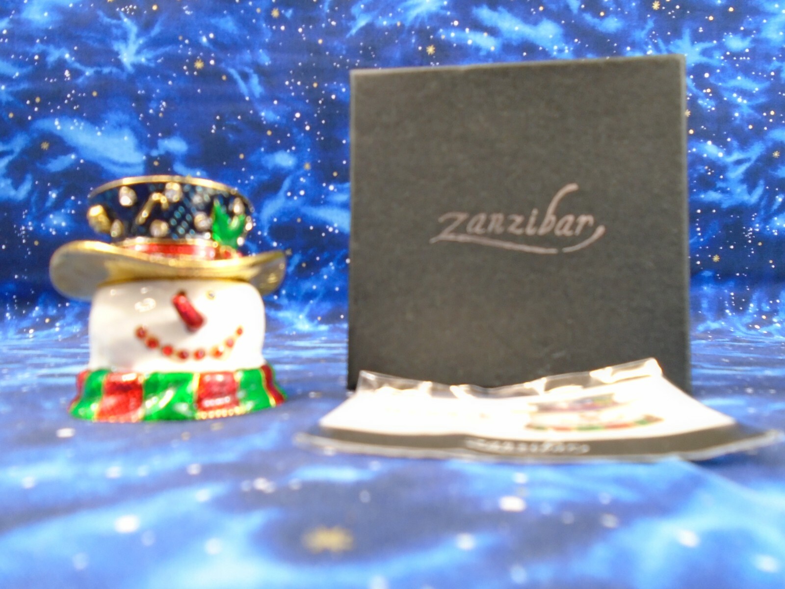 Zanzibar Collectable Trinket Box release No. 276 Snowman New