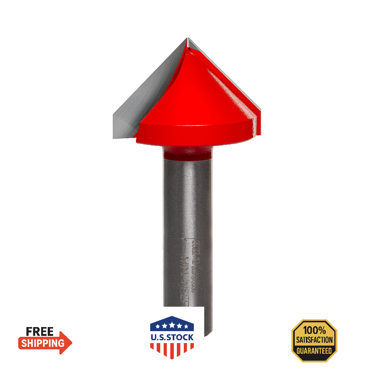 Freud 20-116 1-1/2" Dia. 90° V Grooving Bit 1/2" Shank 3" Length