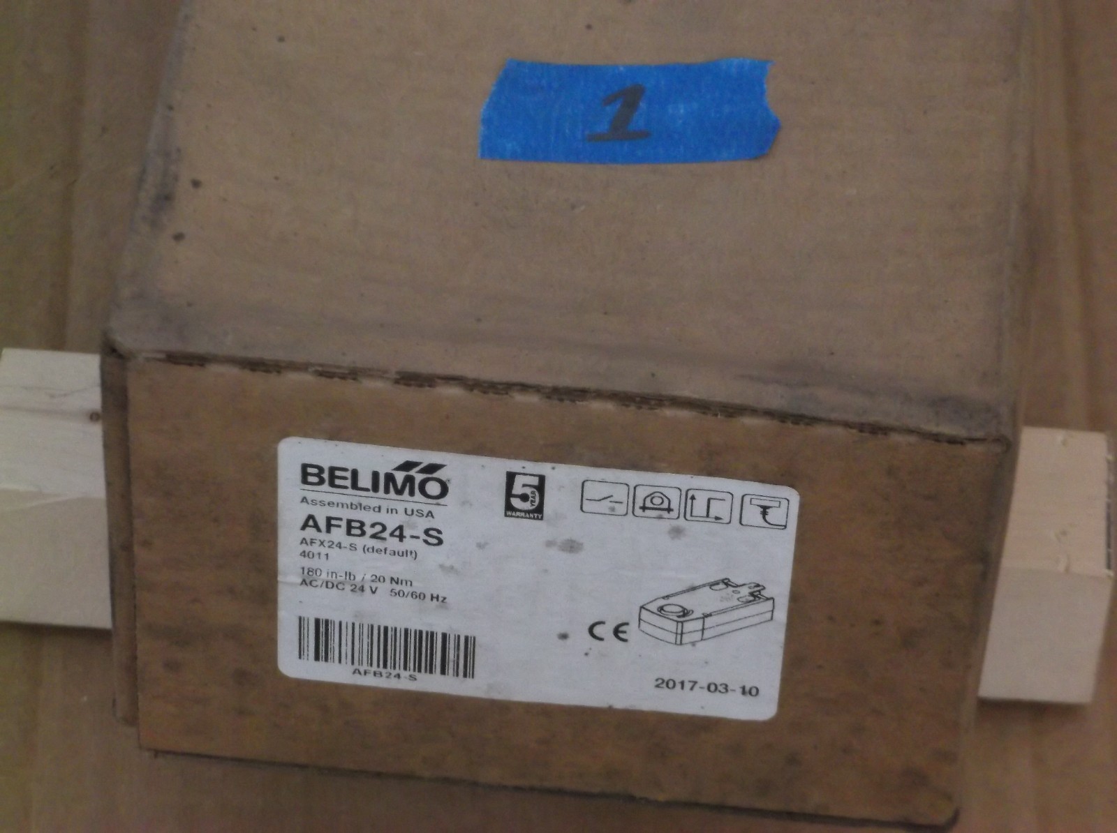 Belimo AFB24-S Spring Return Actuator 24 V AC/DC NEW