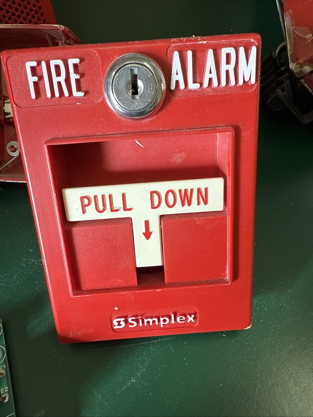 Simplex 2099-9754 Fire Alarm Pull Station T-Bar