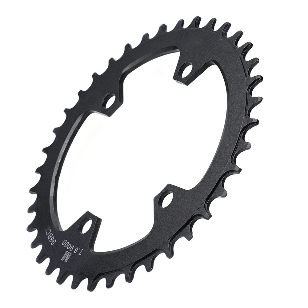 Brand New Chainring Aluminum Alloy Black/Red CNC Machining Process