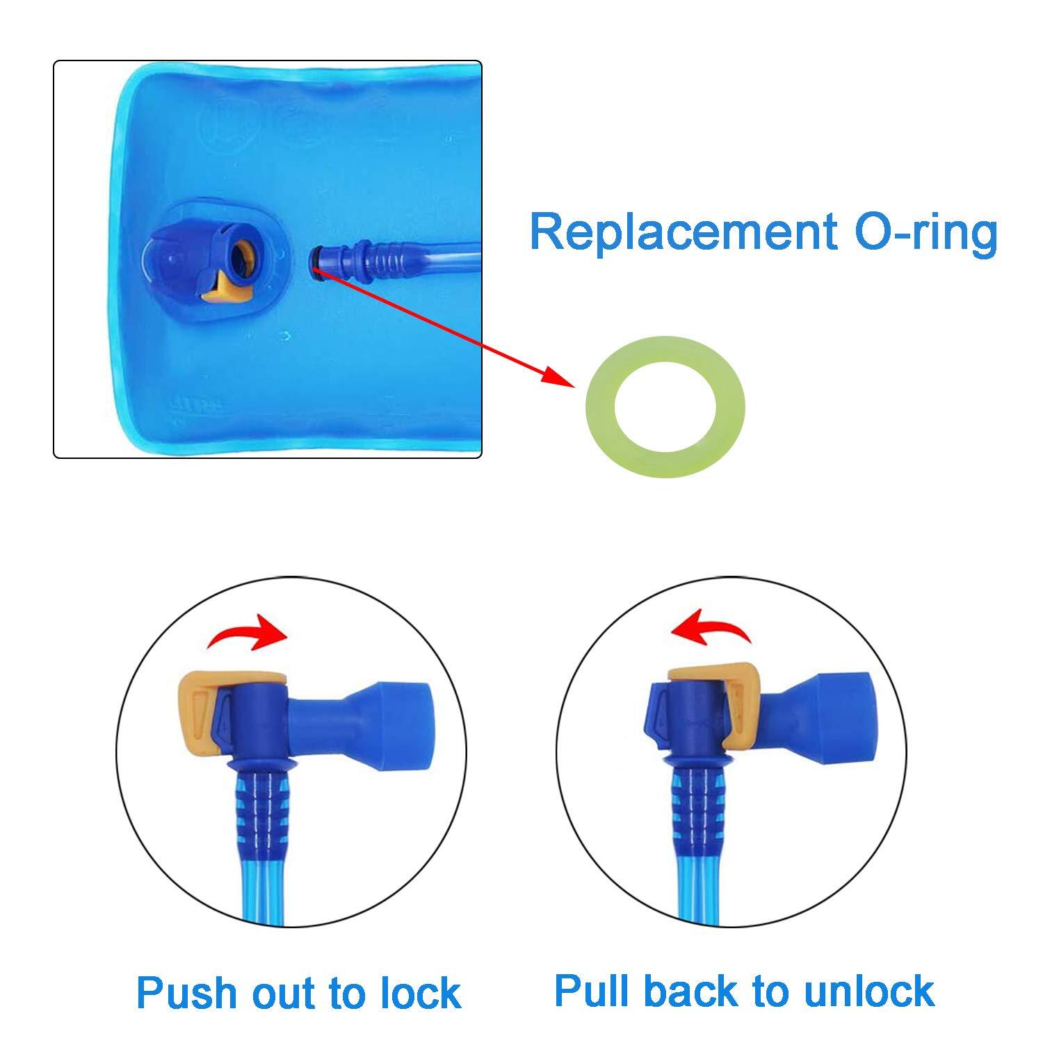 Bite Valve Replacement Mouthpiece Fit For Hydration Pack Bladder Water Backpack
