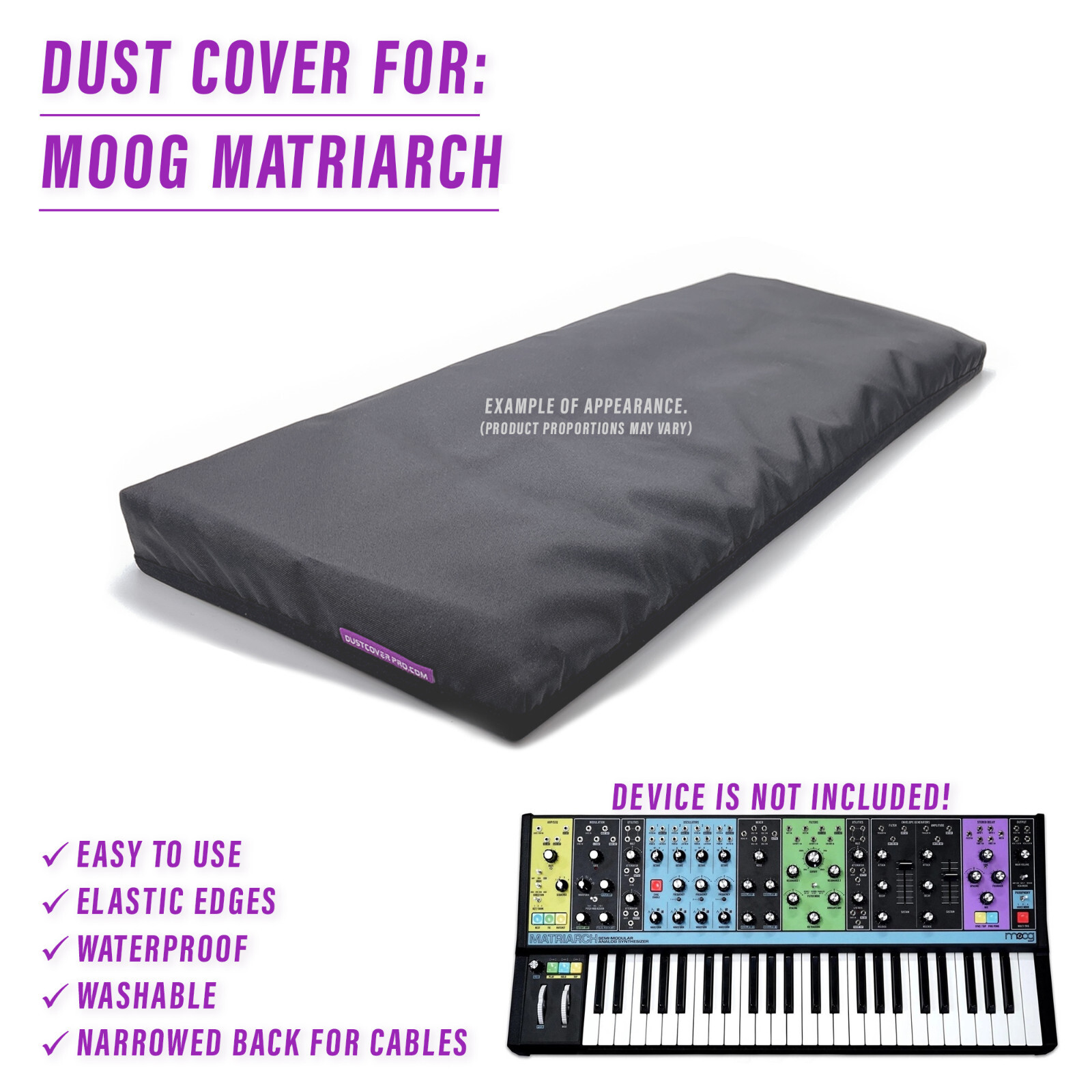 DUST COVER for MOOG MATRIARCH