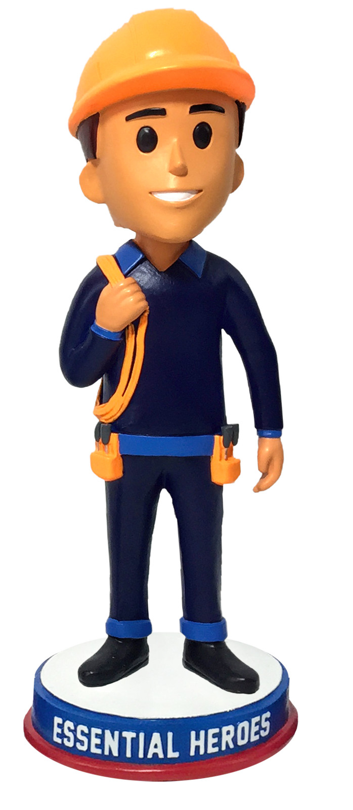 Electrician Cable Essential Heroes Bobblehead Male Light Skin Tone