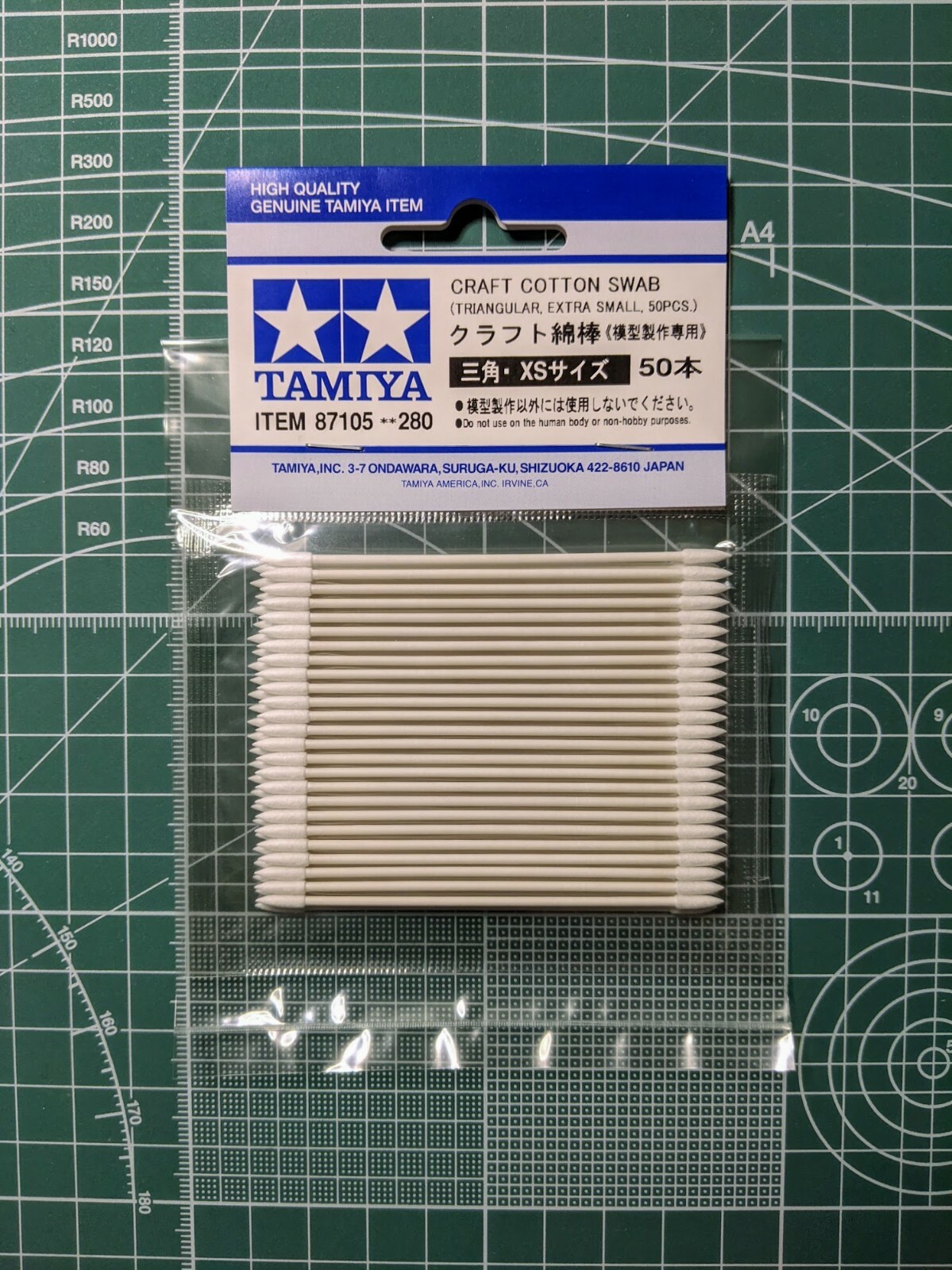 Tamiya CRAFT COTTON SWAB (TRIANGULAR, EXTRA SMALL, 50PCS.) 87105