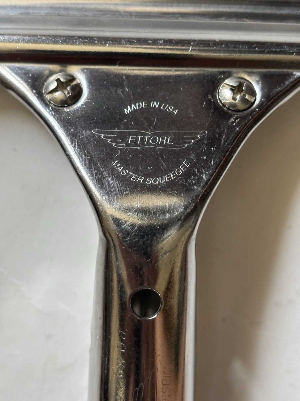 Ettore Stainless Steel Window Cleaning Squeegee 18"