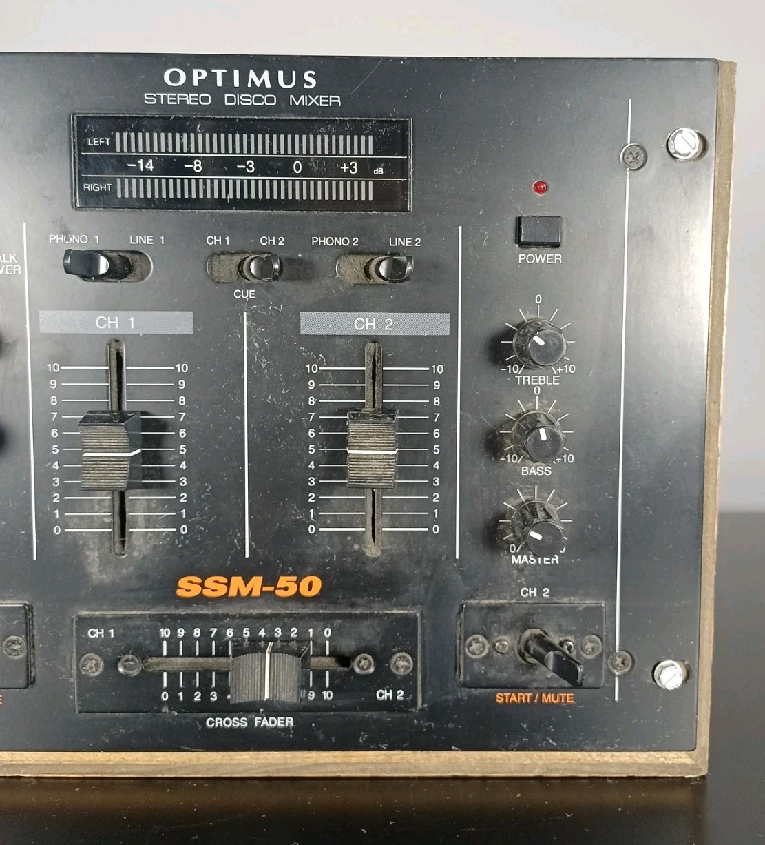 Optimus 2-CH Stereo Disco Mixer SSM-50