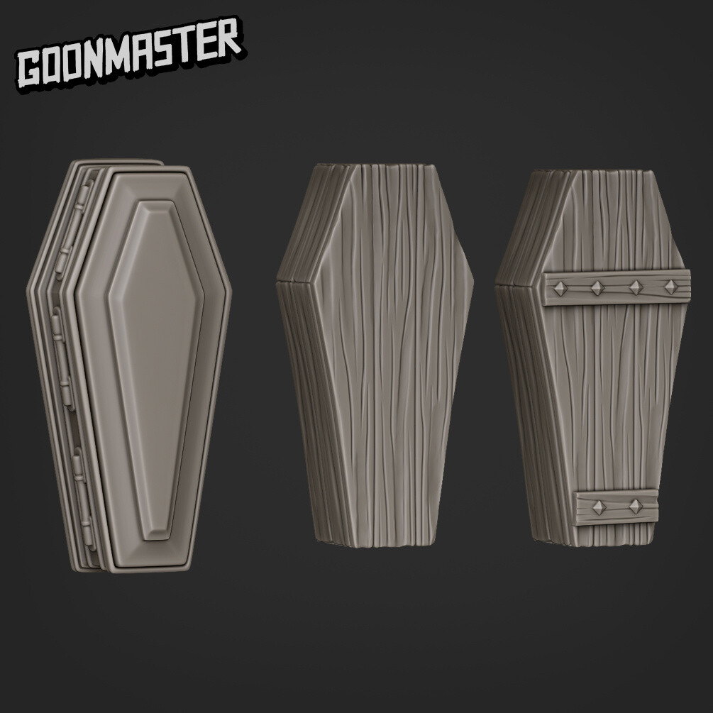 Coffin Scenery Miniature | D&D DnD |