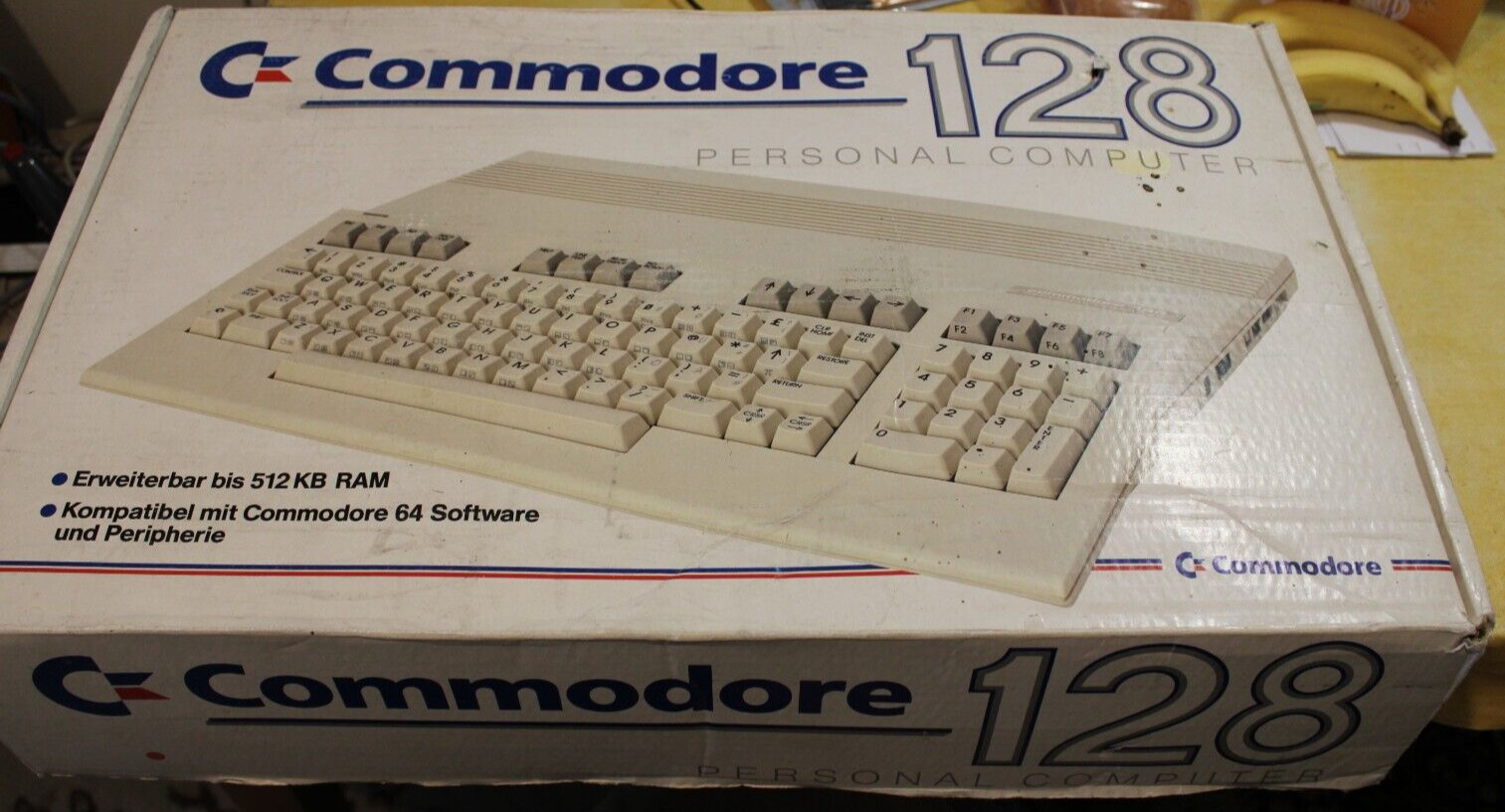 Commodore 128 8-bit Classic Computer (+ NT, Manuals) in Original Box Modded