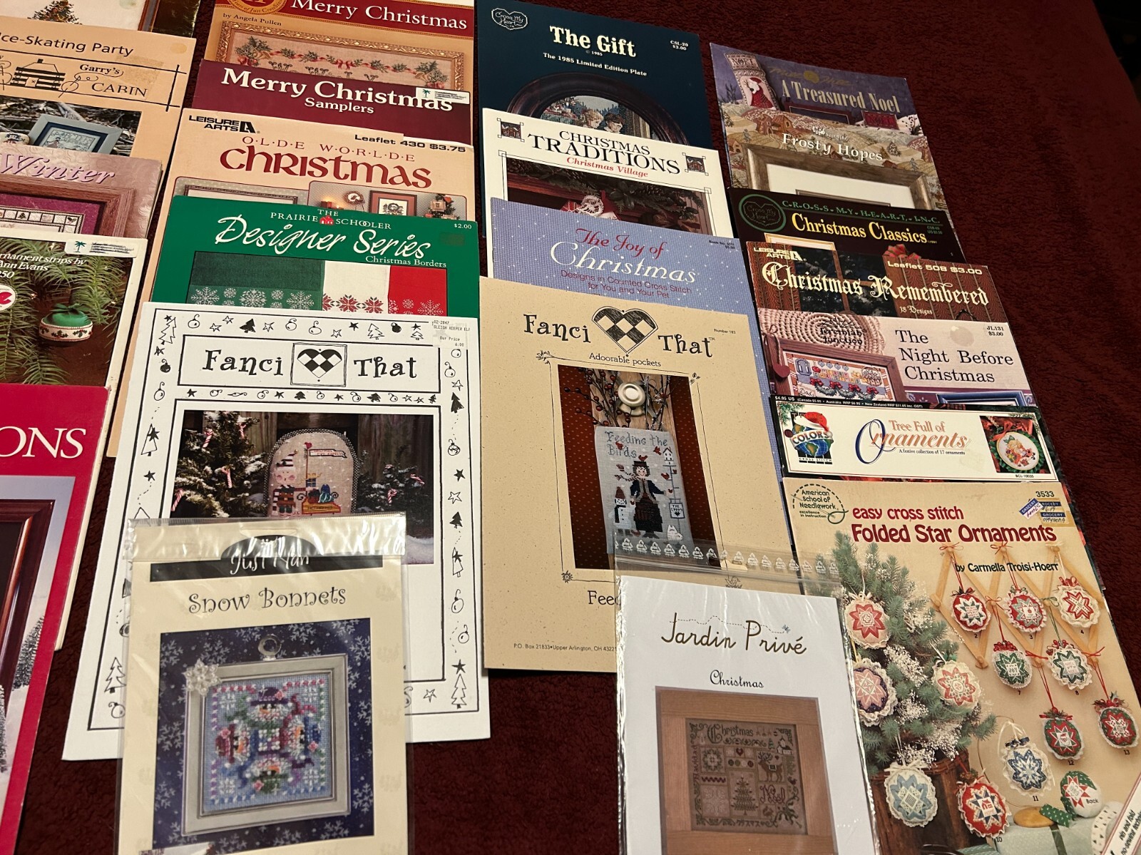 Various Cross Stitch Leaflets Christmas, Holidays, and Winter U-PICK Some OOP