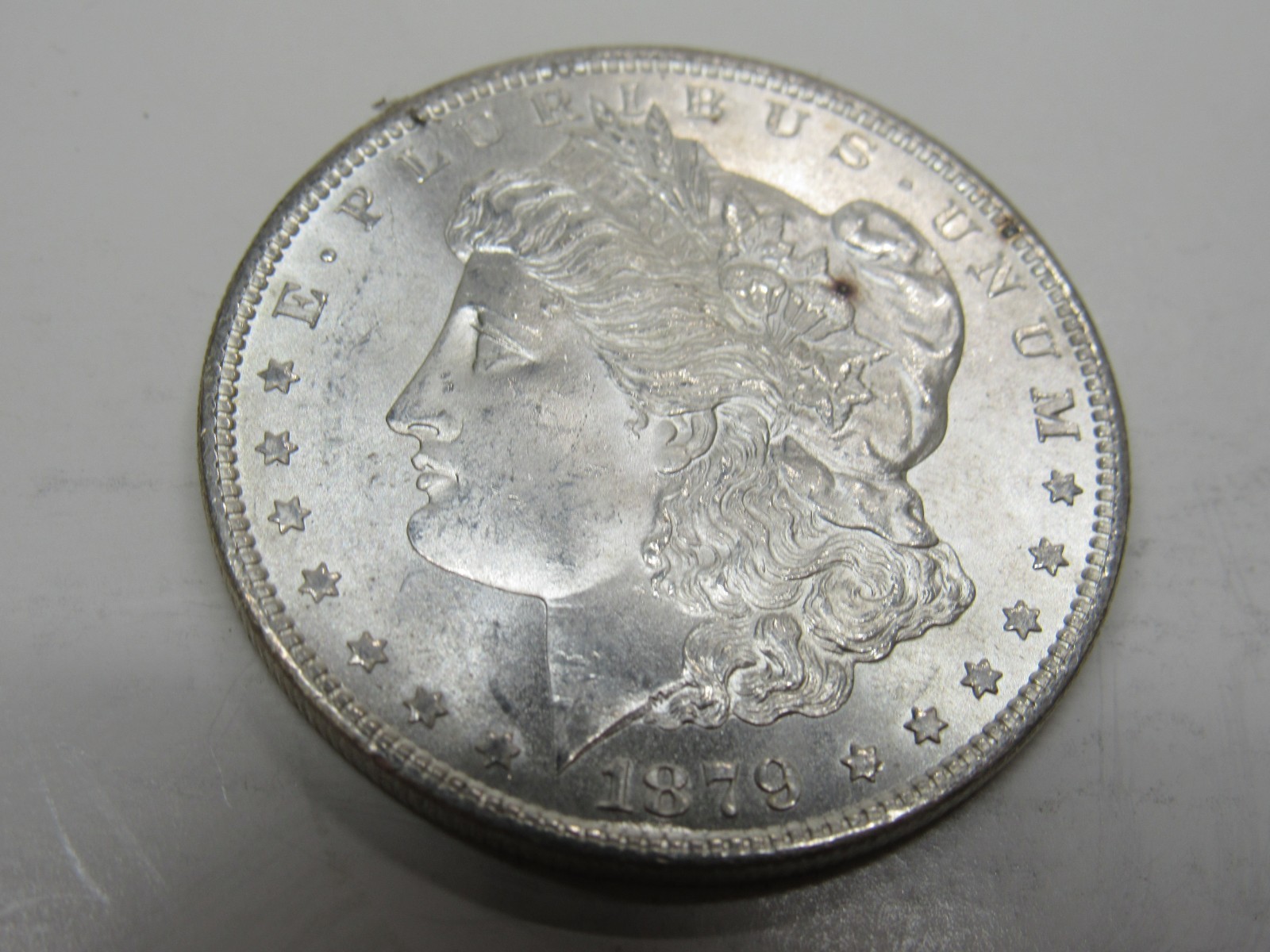 UNITED STATES 1882 - S  MORGAN SILVER DOLLAR  AU CONDITION MIRROR FINISH*