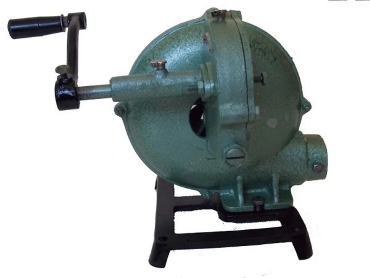 Hand Crank Blacksmithing Forge Blower Cast Aluminum Manual Blower for Blacksmith