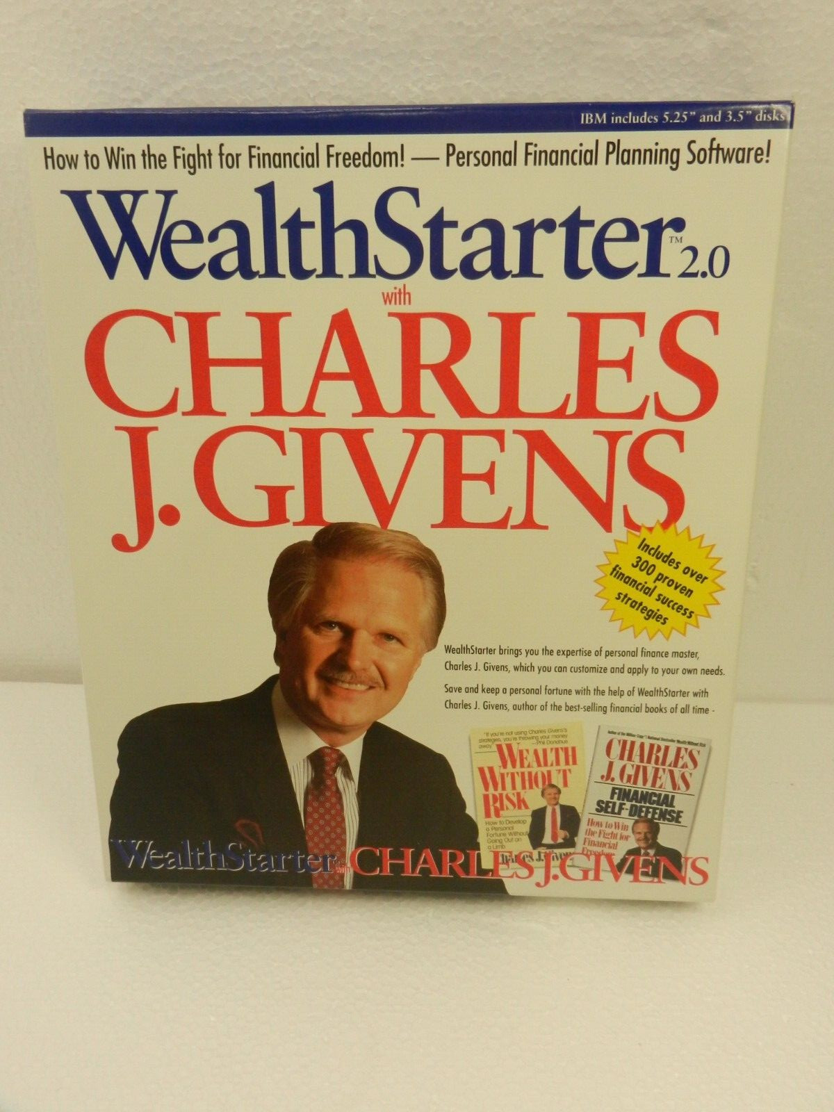 VINTAGE - Wealth Starter - Charles J Givens  - both 3.5" & 5.25" FLOPPY DISKS