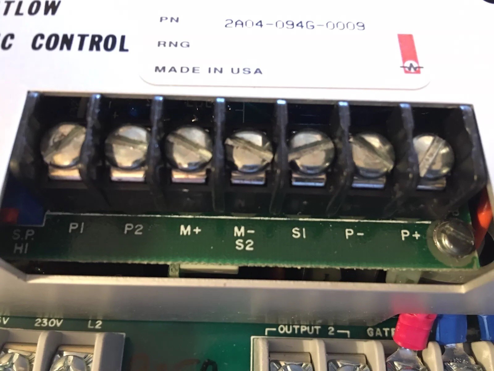 Watlow Electronic Control 2A04-094G-0009