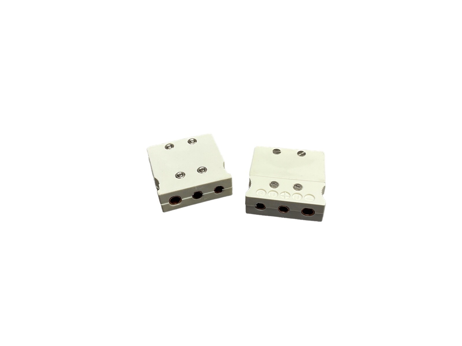 Thermocouple Jack, White, 3 Pin Qd