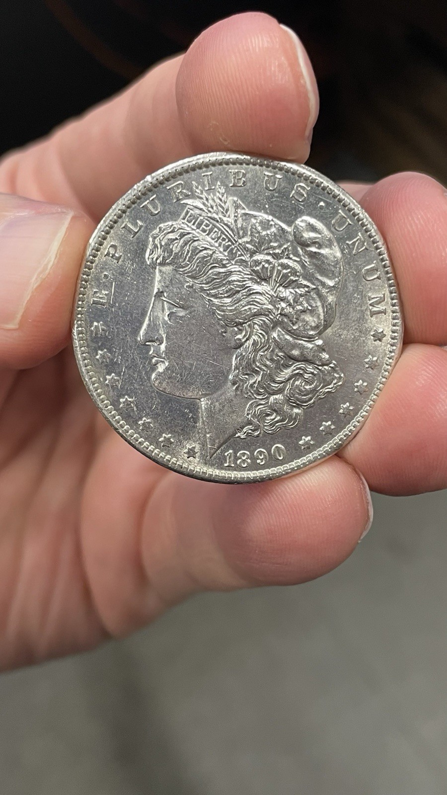 1890-S Morgan Dollar $1 BU -90% Silver