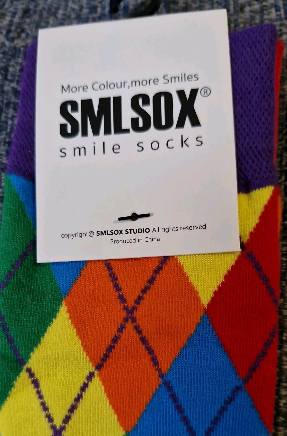 SML SOX COLOURFUL SMILE NOVELTY RAINBOW PRIDE LEFT RIGHT DIFFERENT UK SIZE 4-8