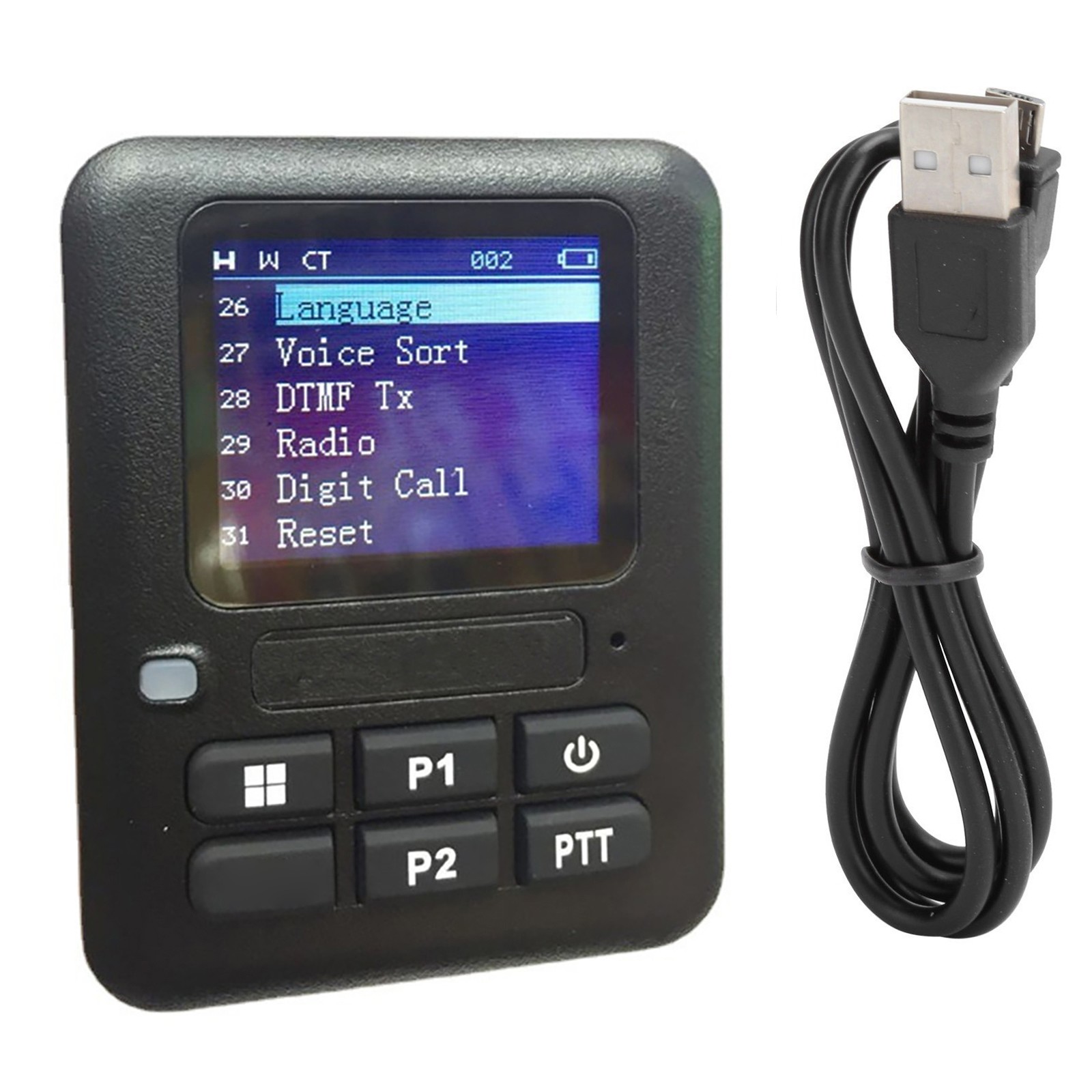 New Walkie-talkie Small Decoder Mini Radio Frequency Meter Automatic Measuring