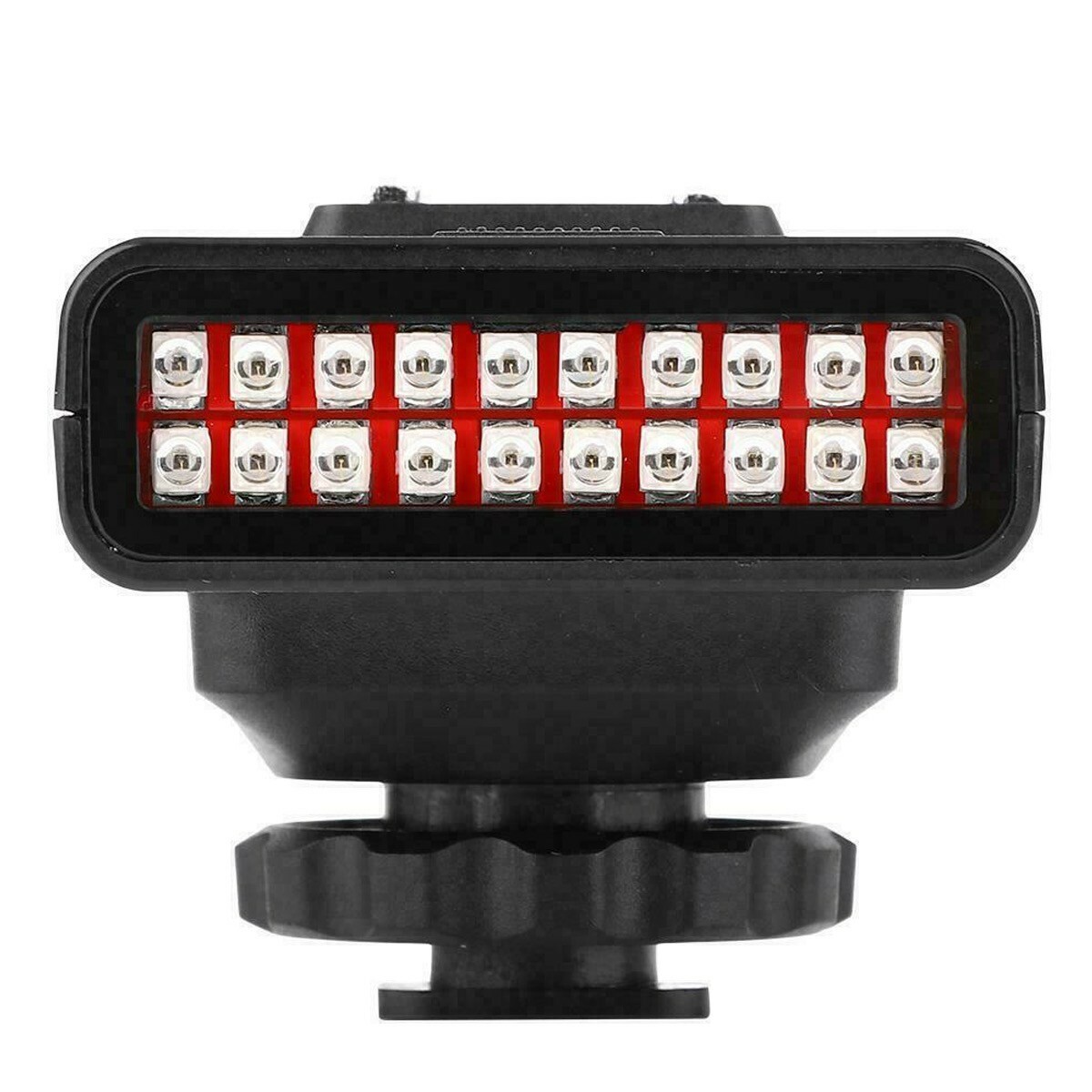 Rechargeable 20 LED 850NM IR Illuminator Night Vision DSLR Compact Camera Light